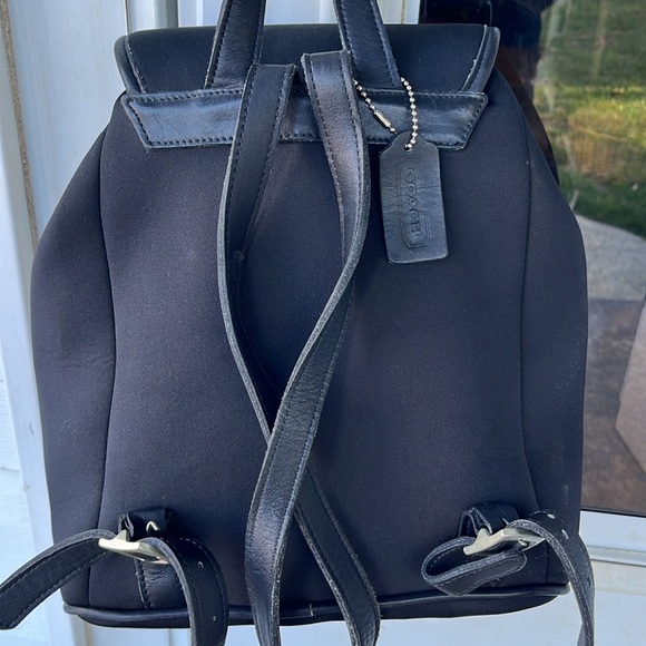 Coach black back pack - Picture 3 of 11